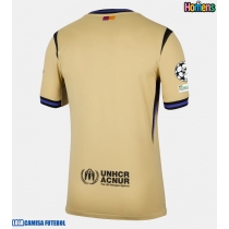 Camisa de Futebol Barcelona Equipamento Secundário 2025-26 Manga Curta